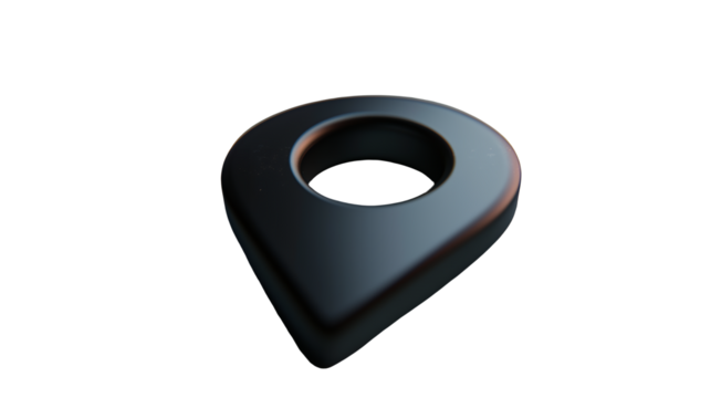 a close up of a pipe with a black circle in the middle of the pipe on a transparent background, PNG image, PNG file, Generative art.