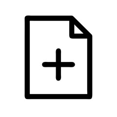 add document  vector flat icon
