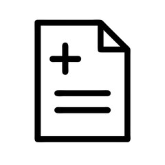 Obraz premium add document vector flat icon
