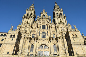 Fototapeta premium Cathédrale de Saint-Jacques de Compostelle. Espagne 