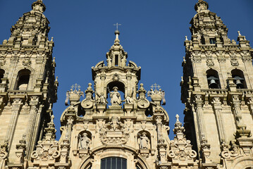 Fototapeta premium Cathédrale de Saint-Jacques de Compostelle. Espagne 