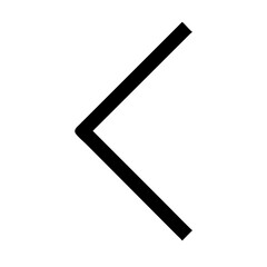 angle double left  vector flat icon