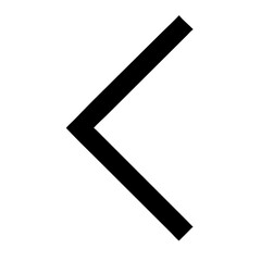 angle double left glyph  vector flat icon