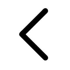 angle double small left  vector flat icon