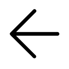 angle left  vector flat icon