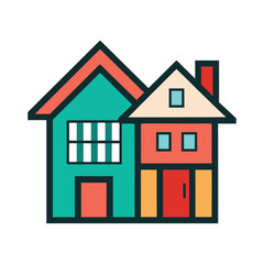duplex vector illustration on white background.
