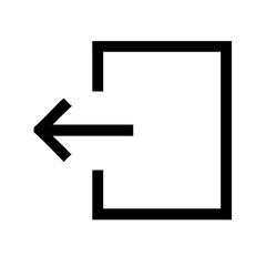 angle left free interface icon  vector flat icon