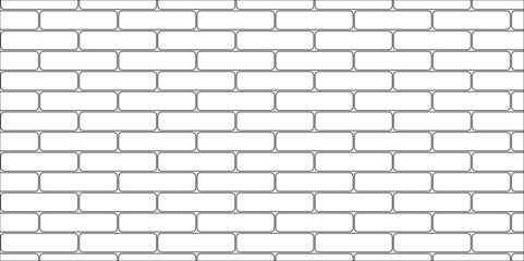 white brick wall texture and solid bricks seamless pattern background.