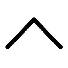 angle up  vector flat icon