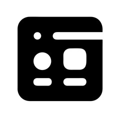 apps free interface icon glyph  vector flat icon