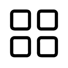 apps glyph  vector flat icon