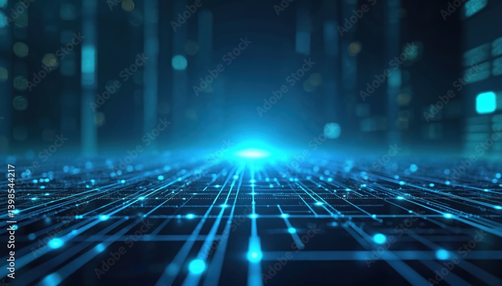 Poster abstract digital tech background. futuristic technology concept for business solutions. circuit boar
