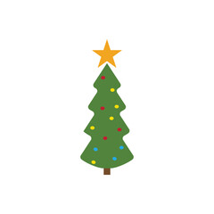 Christmas logo icon vector illustration template design