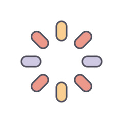 LOADING vector icon stock illustration