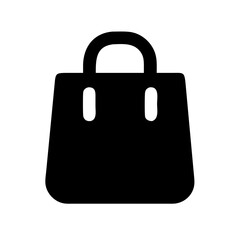 bags shopping glyph  vector flat icon