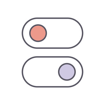 BOTTONS vector icon stock illustration