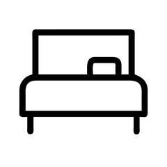 bed alt  vector flat icon