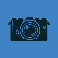 Hand Drawn Camera in Minimalist Style

