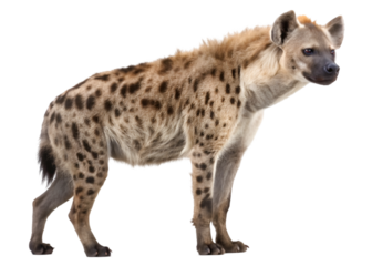 Spotted hyena isolated on transparent background png
