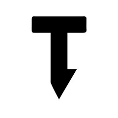 bolt  vector flat icon