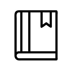 book bookmark  vector flat icon