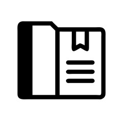 book bookmark  vector flat icon