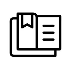 book bookmark  vector flat icon