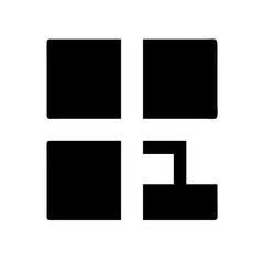 Obraz premium boxes glyph vector flat icon