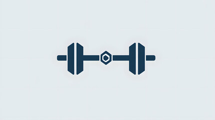 Obraz premium Engineering Precision: The iconic representation of precision engineering, exemplified by a symmetrical arrangement of interconnected components.