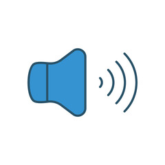 VOLUME vector icon stock illustration