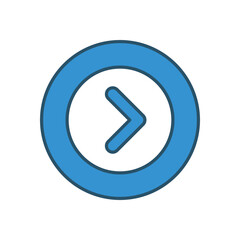 CHEVRON vector icon stock illustration