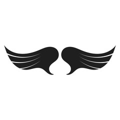 wing logo and vector template