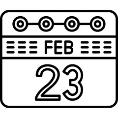 February 23 icon