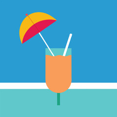  summer cocktail by the pool