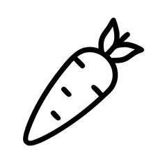 carrot  vector flat icon