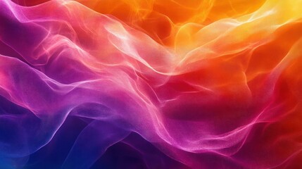 Fototapeta premium Vibrant, flowing fabric, multicolored abstract design