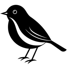 Animal Robin silhouette vector illustrator