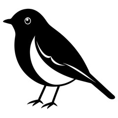 Animal Robin silhouette vector illustrator