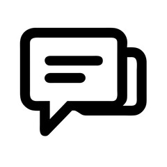 chat icon  vector flat icon