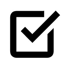 checkbox  vector flat icon