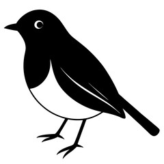 Animal Robin silhouette vector illustrator