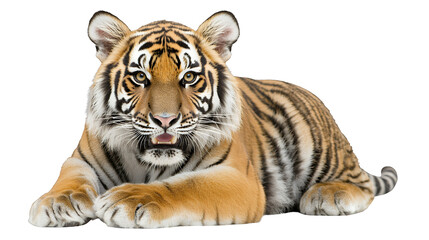 Obraz premium a portrait of an animal photo on a transparent background, PNG image, PNG file, Generative art.