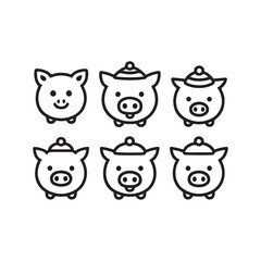 piggy bank icons