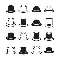 collection of hats