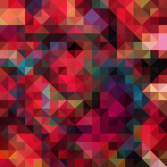 Fototapeta premium Colorful polygonal abstract background. Low poly effect. Polygon backdrop.
