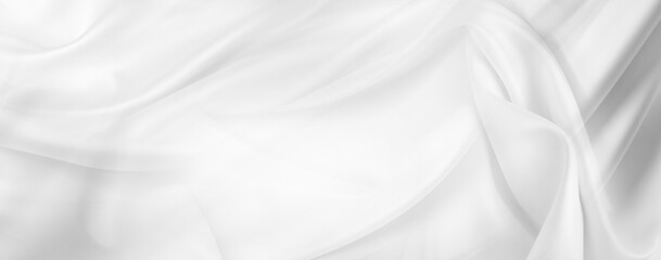 White silk fabric texture background