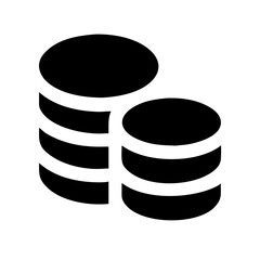 coins  vector flat icon