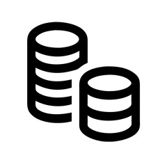 coins  vector flat icon