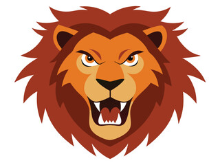 lion head vector illustration