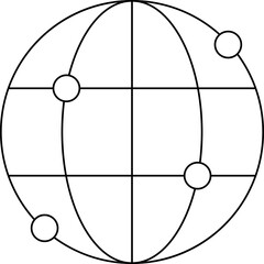 Global single vector illustration icon